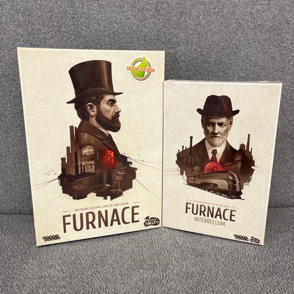 Arcane Wonders Furnace Board Game & Interbellum‎ Expansion New Sealed Industrial